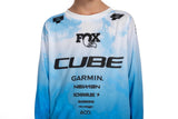 CUBE MTB Trikot ROOKIE X Actionteam langarm topas blue