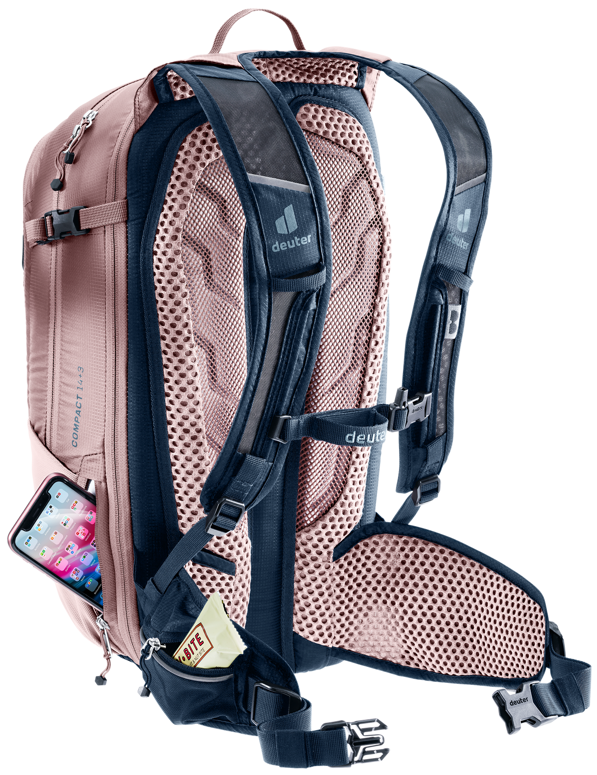 deuter Compact 14+3 Fahrradrucksack ink-ashrose