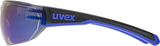 uvex Equate Radbrille Black-Blue Matt / Mirror Blue
