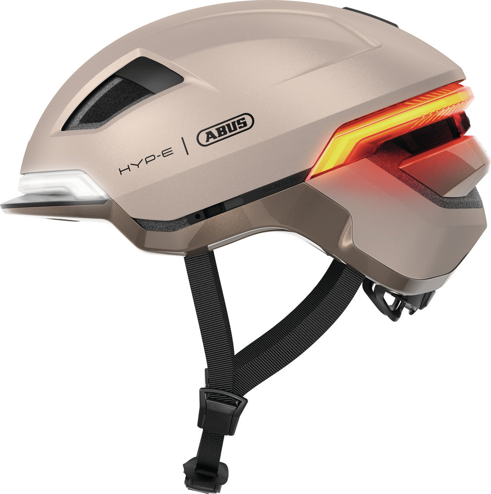 ABUS HYP-E Helm Urban champagne gold