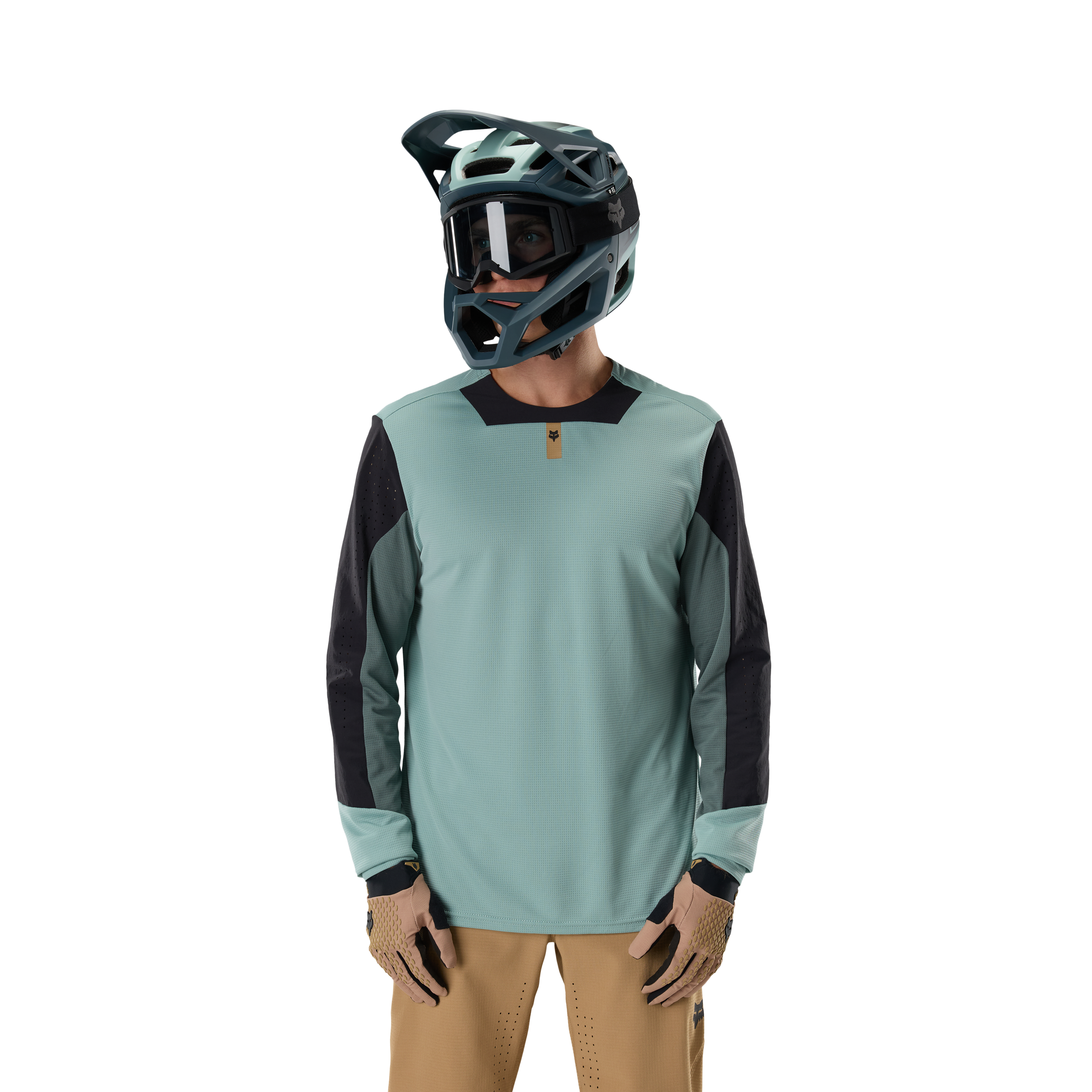 Fox Defend Ls Jersey Arctic Blue