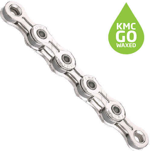 KMC X11EL Kette 11-fach 118 Glieder gewachst  silber