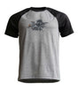 Zimtstern Riderz MTB Tee SS Men Gun Metal Melange/Pirate Black