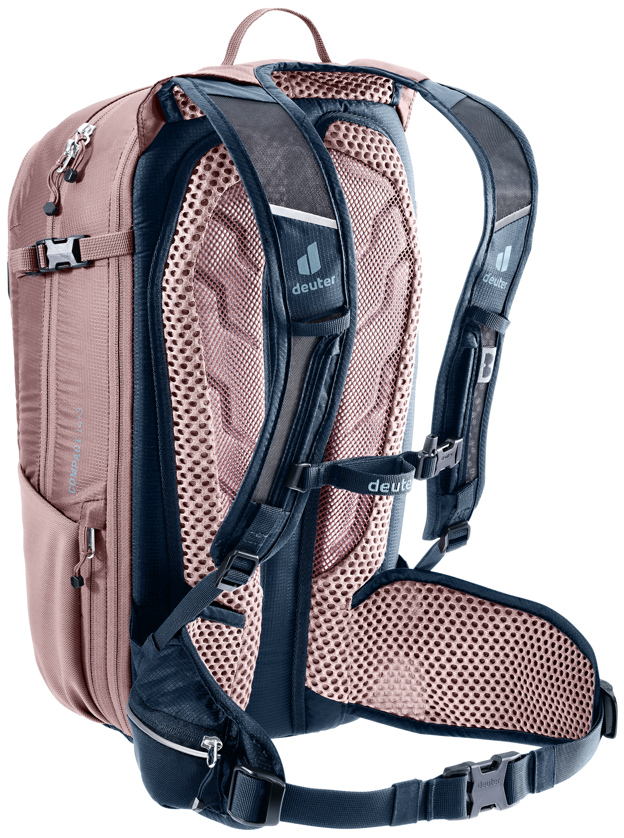 deuter Compact 14+3 Fahrradrucksack ink-ashrose