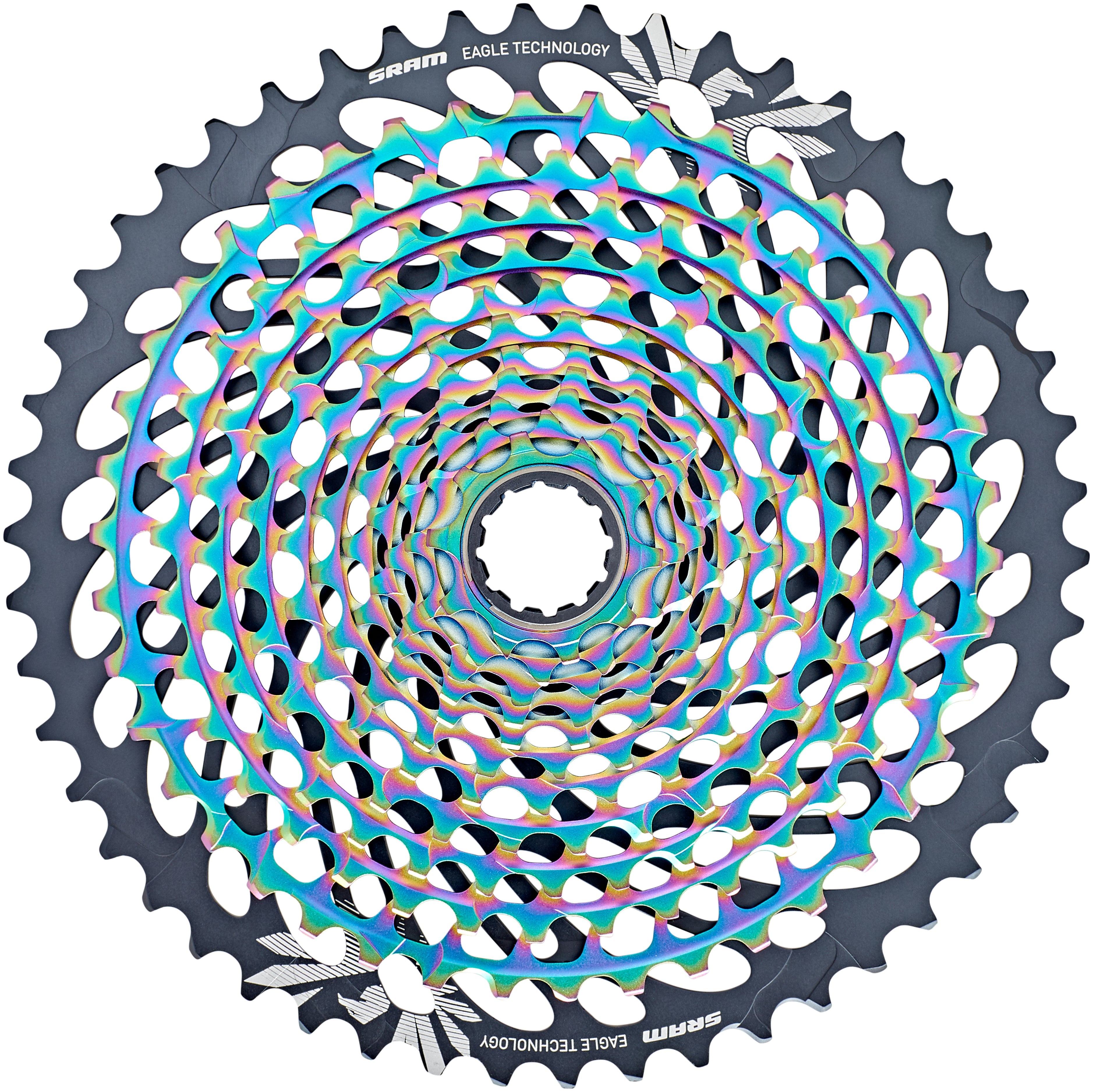 SRAM XG-1299 Eagle Kassette 12-fach bunt/schwarz