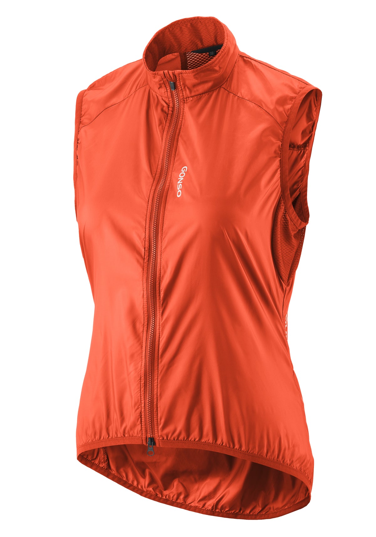 Gonso Road Vest Wind Damen fiesta red
