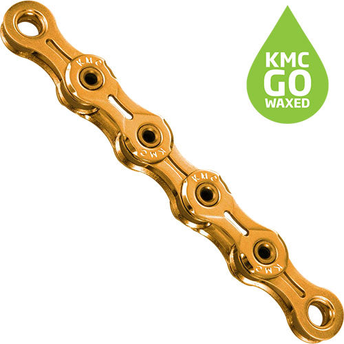 KMC X11SL Kette Ti-N 11-fach 118 Glieder gewachst  gold
