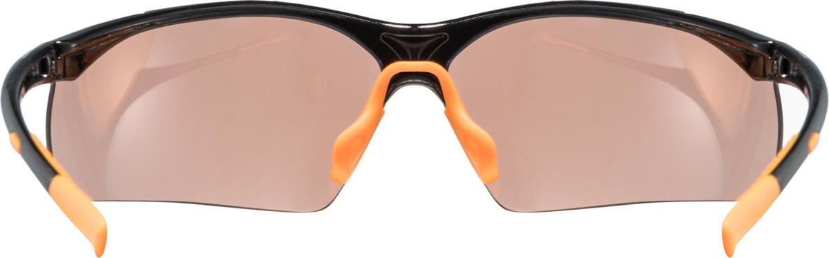 uvex Sportstyle 223 Radbrille Black-Orange / Lightmirror Orange