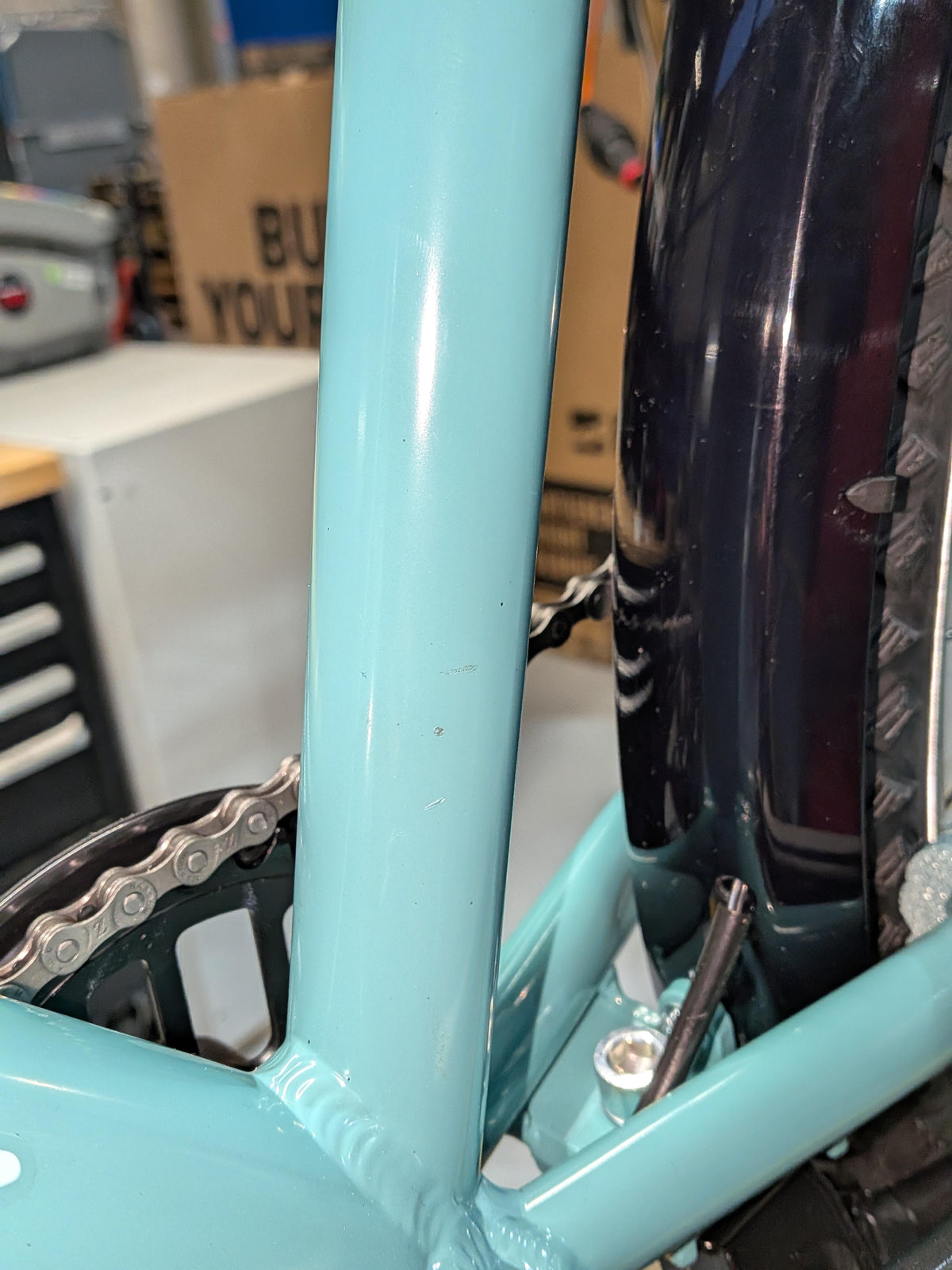 B-Ware: PUKY CYKE 26-8 ACTIVE turquoise/black (2027)