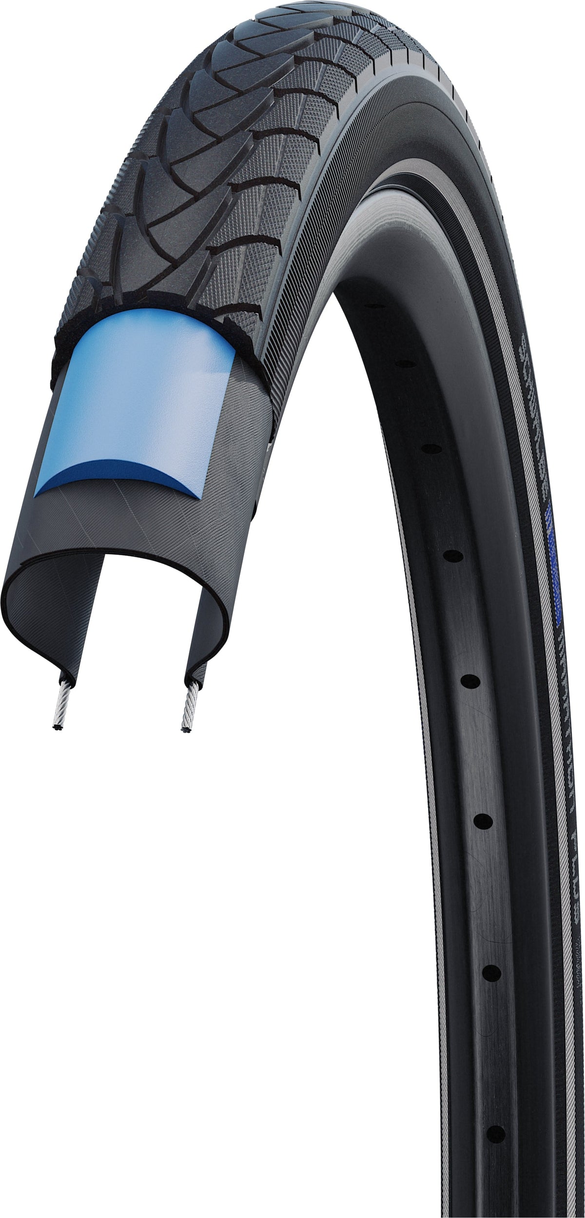 Schwalbe Marathon Plus Drahtreifen 16x1.35" Performance schwarz