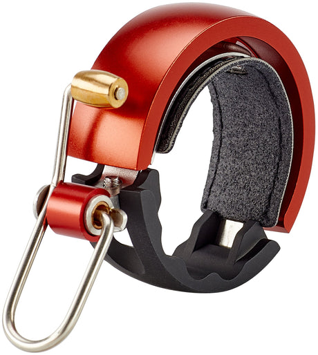 Knog Oi Luxe Fahrradklingel  black/red