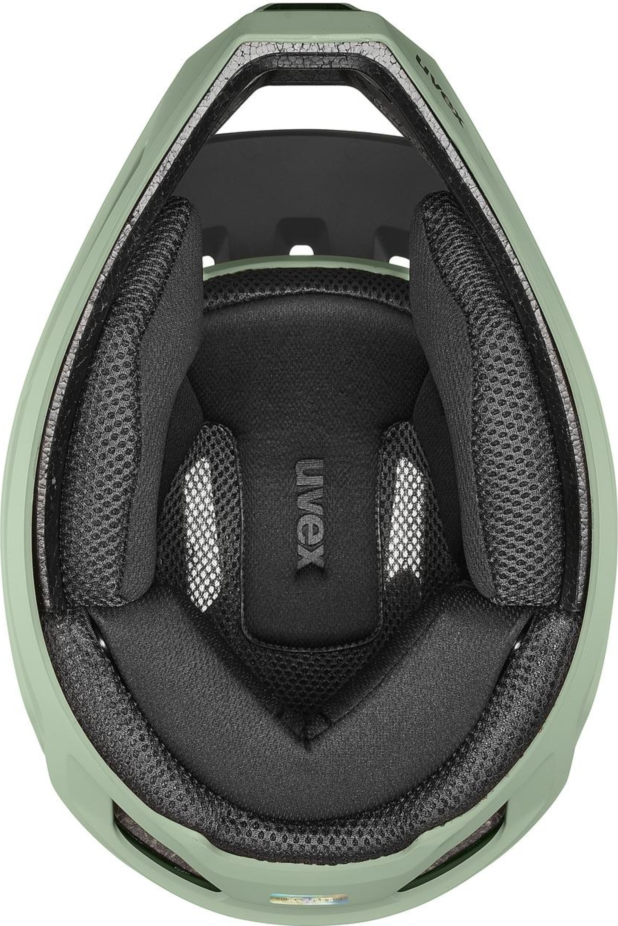 uvex Ravage Fullface Helm Moss Green-Black Matt