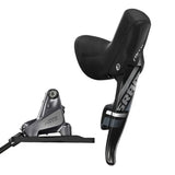 SRAM Force 22 Hydraulische Scheibenbremse Hinten mit 11-fach Schalthebel Flat Mount schwarz